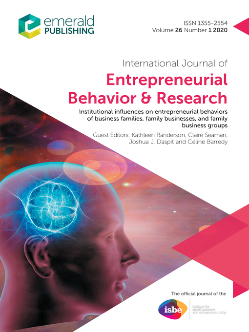 Title details for International Journal of Entrepreneurial Behavior & Research, Volume 26, Number 1 by Claire Seaman - Wait list